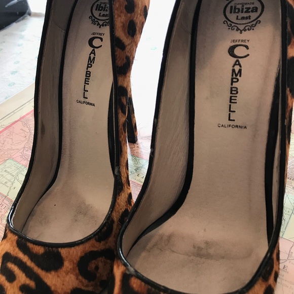 Jeffrey Campbell pony hair leopard print heels - Picture 5 of 8